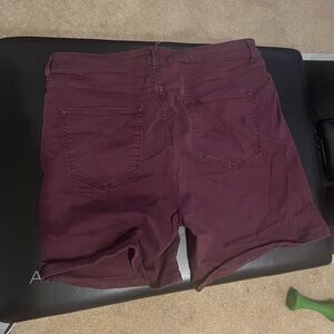 Women's Burgundy Shorts